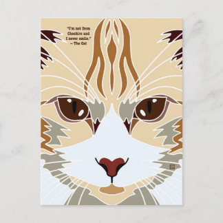 Cartes postales Pas un Chat de Cheshire