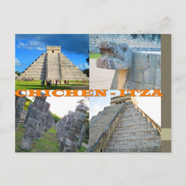 CARTES POSTALES PERSONNALISÉES - CANCUN COLLAGE 3 (Devant)