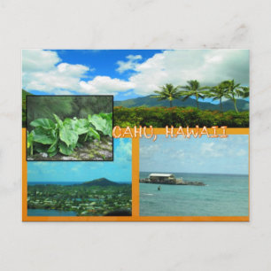 CARTES POSTALES PERSONNALISÉES - COLLAGE HAWAII# 2