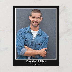 Cartes postales personnalisées pour acteurs