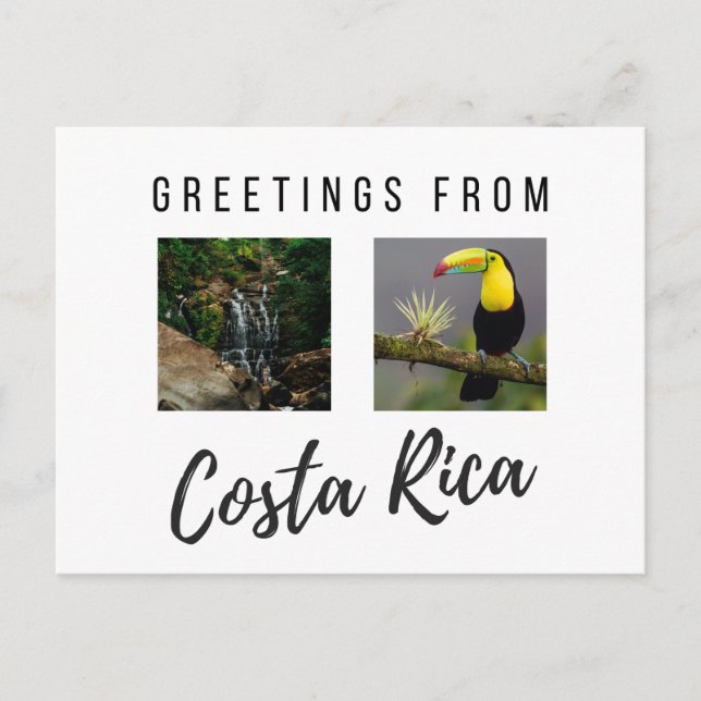 Cartes postales photos du Costa Rica (Devant)