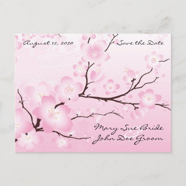 Cartes postales pour annoncer la date de mariage a (Devant)