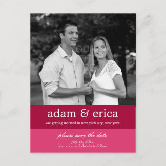 Cartes Postales pour annoncer la date du mariage a