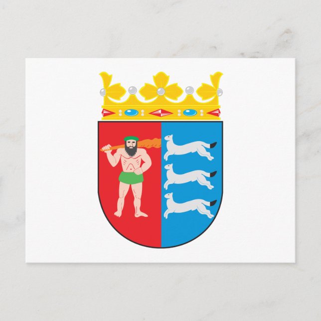 Cartes postales pour armoiries de la Laponie (Devant)