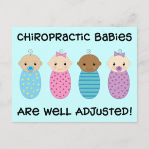 Cartes postales pour bébés bien ajustées