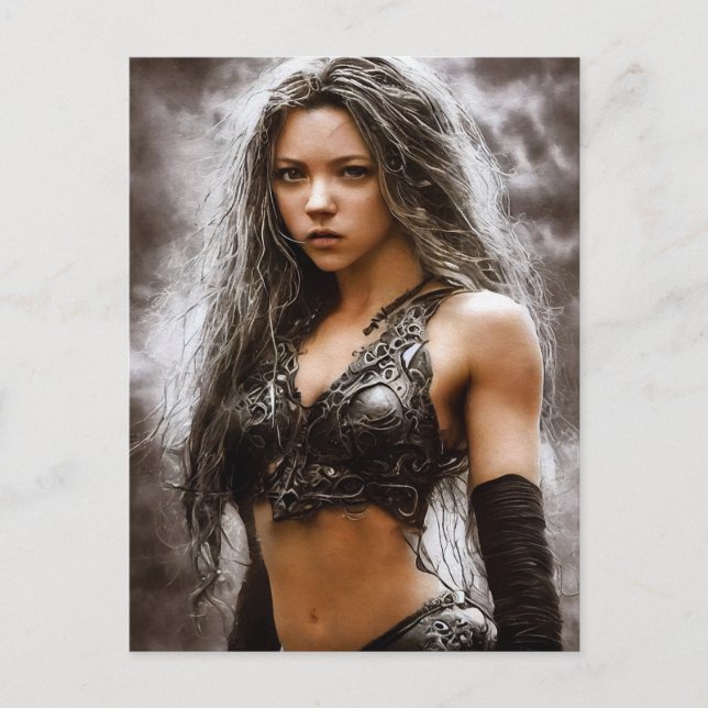 CARTES POSTALES POUR FILLES DE GUERRE D'IMAGINAIRE (Devant)