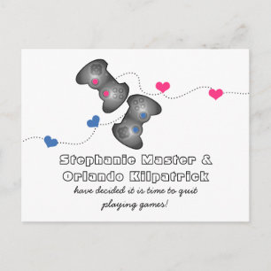 Cartes postales pour les joueurs geek pour réserve