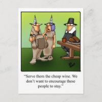 Cartes postales pour l'Humour de Thanksgiving