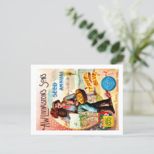 Cartes postales pour paquets de semences.