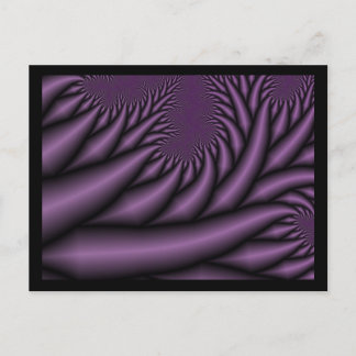 cartes postales pourpres de fractale