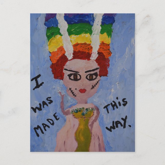 Cartes postales Pride 2016 - J'ai été fait de cett (Devant)