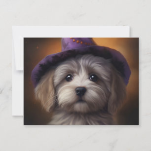Cartes Postales Puppy Halloween