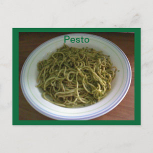Cartes postales Recette de pesto
