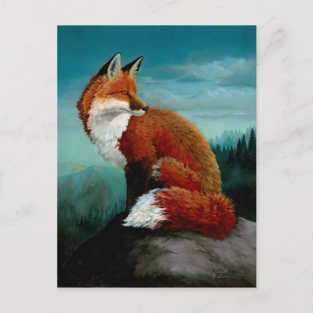 Cartes postales Red Fox (Devant)