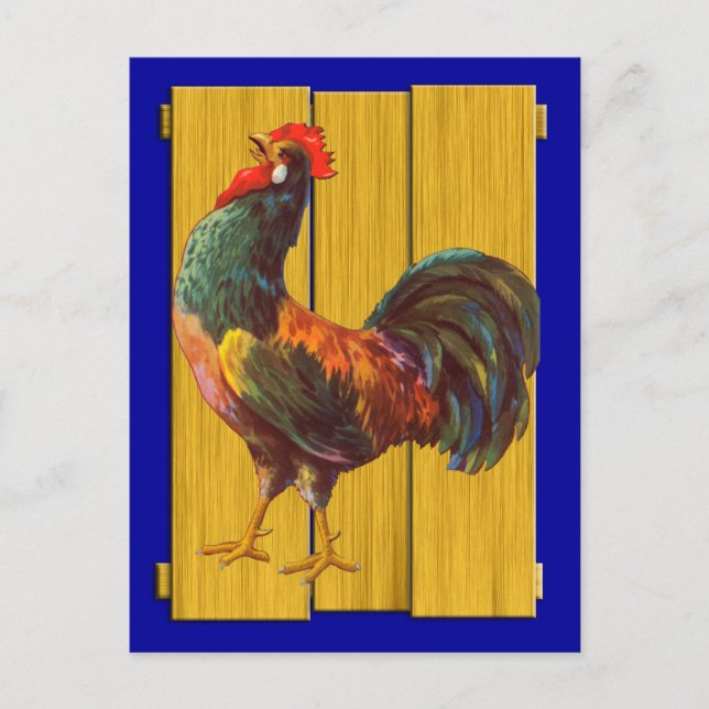Cartes postales Rooster Cuisine Vintage (Devant)
