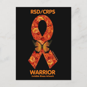 CARTES POSTALES...RSD/CRPS - Rose orange