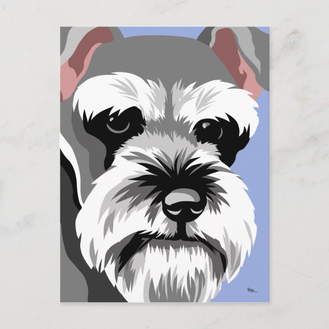 Cartes postales Schnauzer miniatures (Devant)