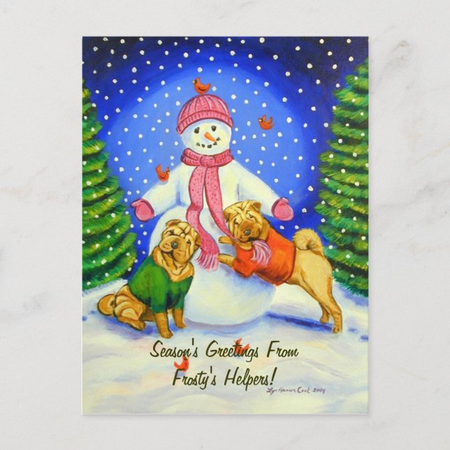 Cartes postales SharPei (Devant)