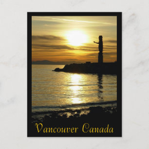 Cartes postales souvenir de Vancouver Pôle totemiq