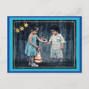 Cartes Postales standard Hanoukka Gold/Blues Enks
