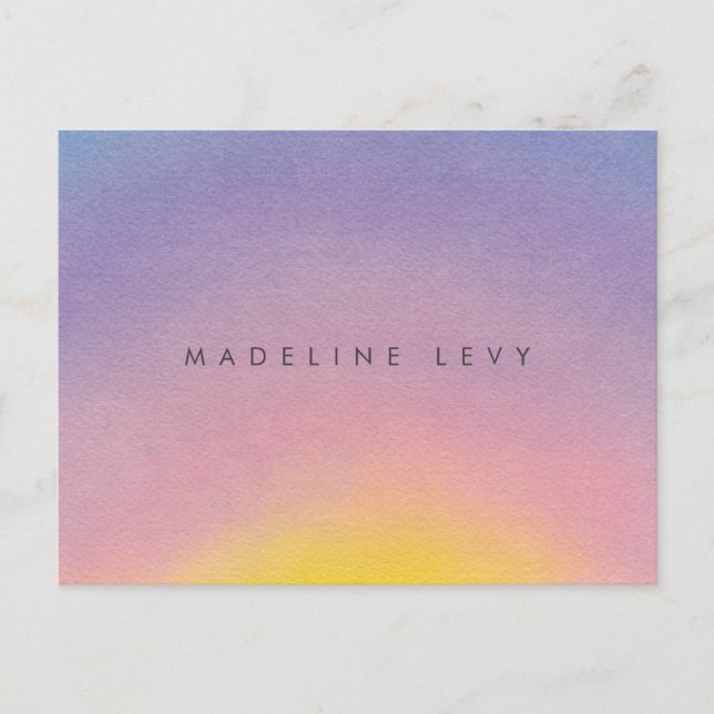 Cartes postales Sunrise Minimaliste Moderne (Devant)