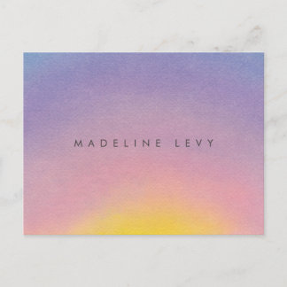 Cartes postales Sunrise Minimaliste Moderne