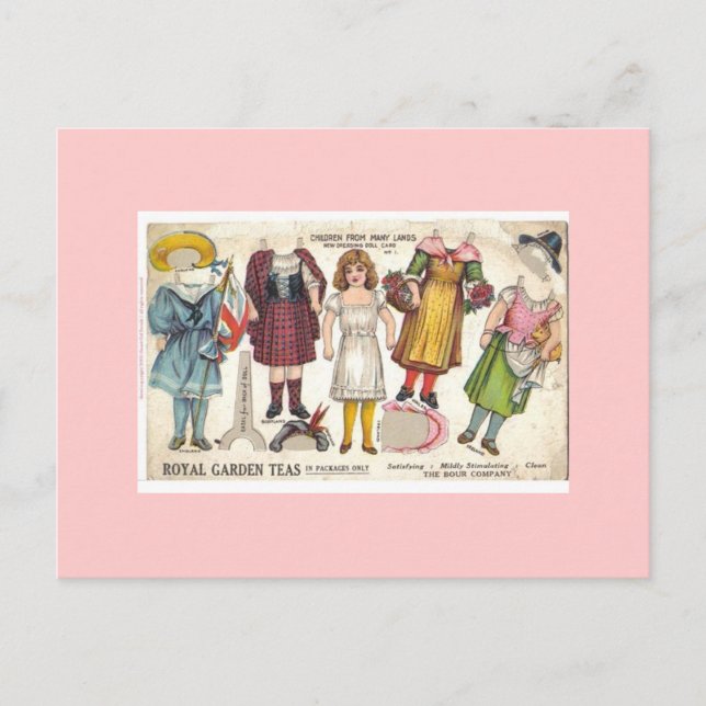 Cartes postales Tea Dolls (Devant)