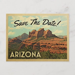 Cartes Postales Vintage Arizona Enregistrer La Dat