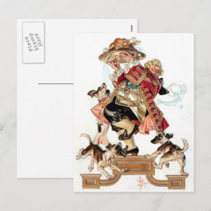 Cartes postales vintage Art Humoristique Thanksgiv