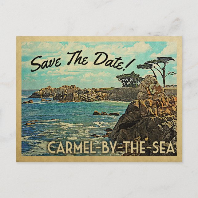 Cartes postales vintage de Carmel-by-the-Sea Save  (Devant)