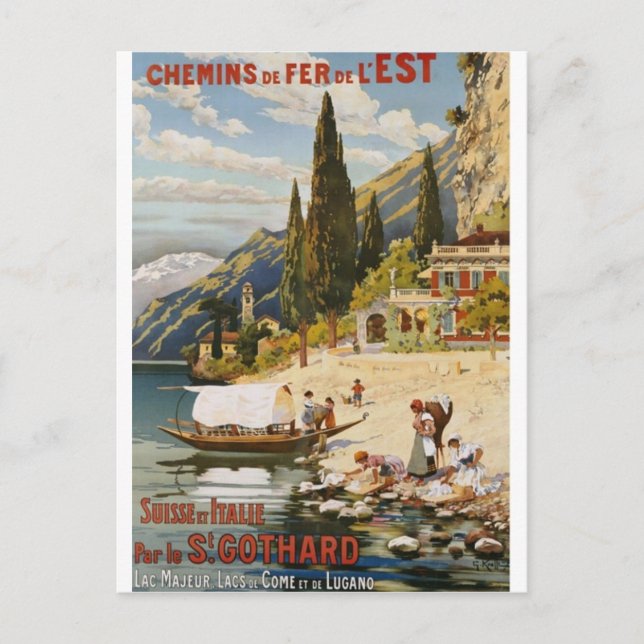 Cartes postales Vintage voyage (Devant)