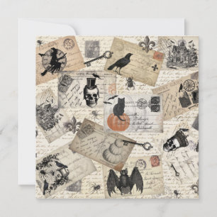 Cartes postales vintages modernes de Halloween