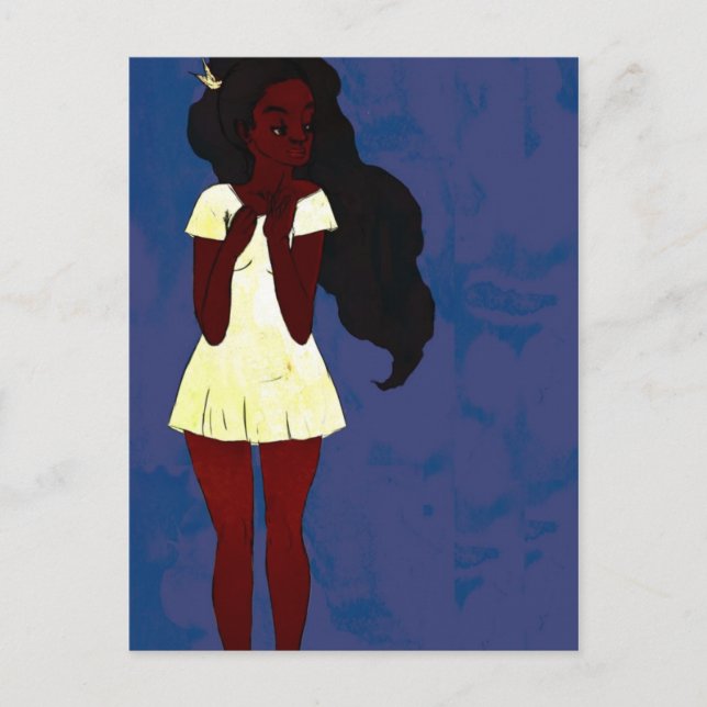 Cartes postales violettes&jaunes (Devant)