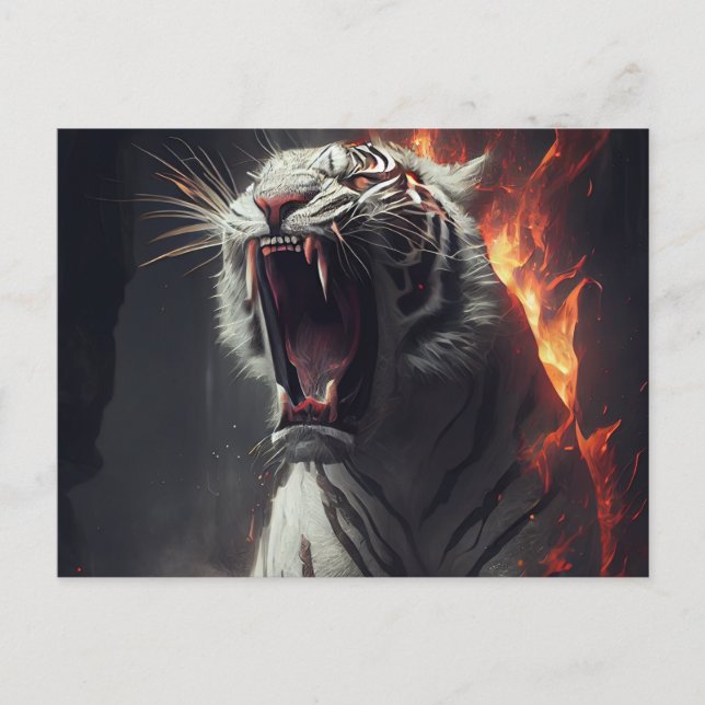 Cartes Postales  White Tiger (Devant)