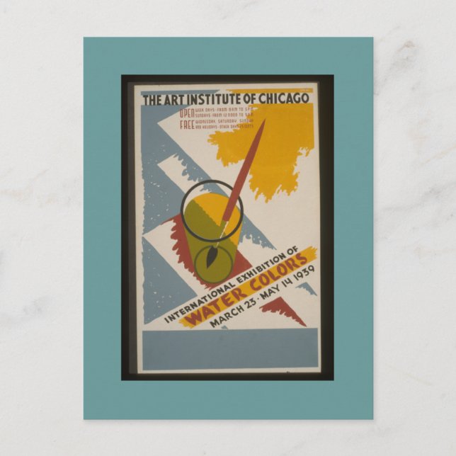 Cartes postales WPA Chicago-AIC (Devant)