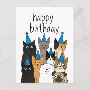 Cartes pour amateurs de chats - Carte d'anniversai