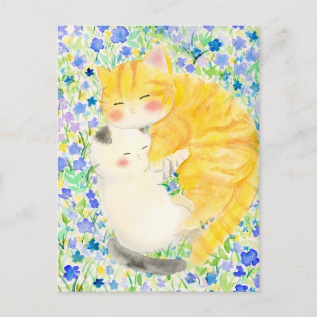 CARTES POUR FÊTES ANNUELLES 仲良し (Devant)