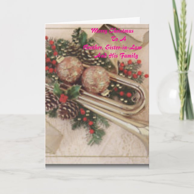 Cartes Pour Fêtes Annuelles 10-1272, Joyeux Noël À l'Ancien, Si... (Devant)