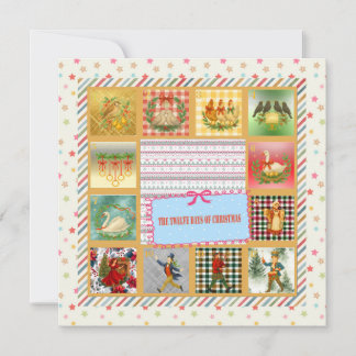 Cartes Pour Fêtes Annuelles 12 Days of Christmas, Partridge in a Pear Tree