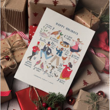12 Jours de Noël Illustration classique