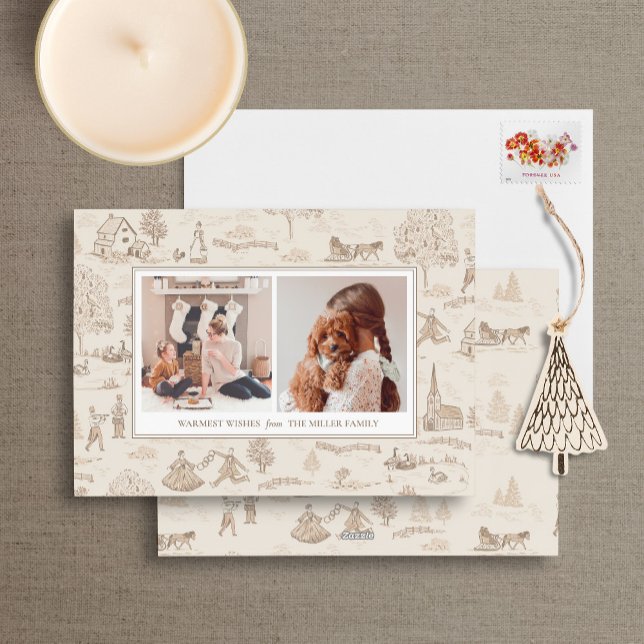 Cartes Pour Fêtes Annuelles 12 Jours de Noël Vacances Multi-Carte photo (Créateur téléchargé)