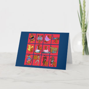 Cartes Pour Fêtes Annuelles 12 jours de T-shirts de Noël, habillement, cadeaux