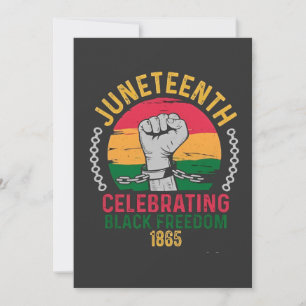Cartes Pour Fêtes Annuelles 1865, 1865, fête de la liberté noire