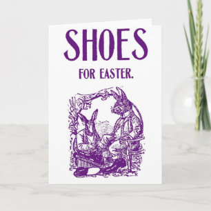 Cartes Pour Fêtes Annuelles 1905 Easter Bunny Shoe Advertisement