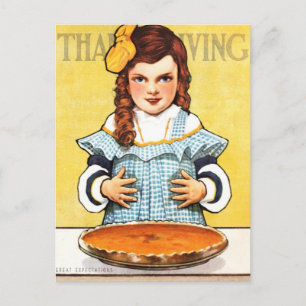 CARTES POUR FÊTES ANNUELLES 1905! "GREAT EXPECTATIONS" FOR PUMPKIN PIE