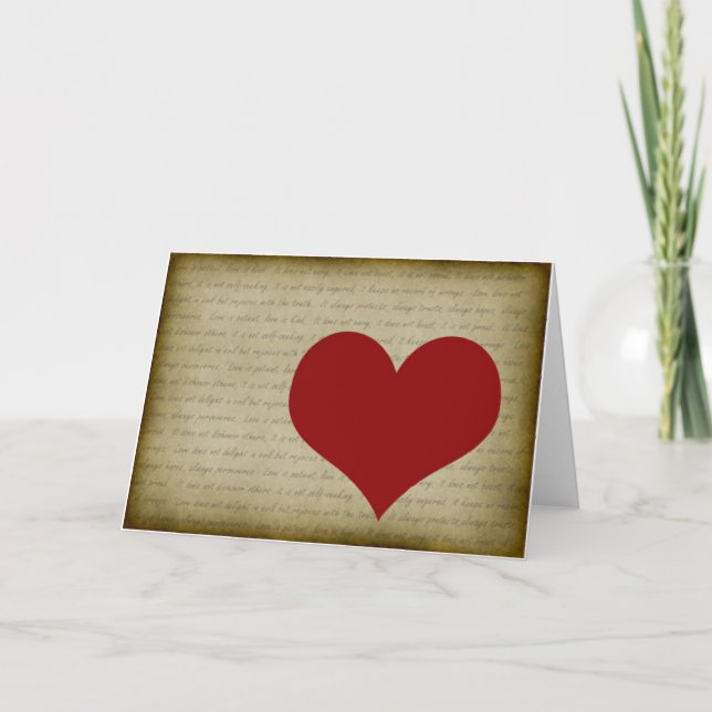 Cartes Pour Fêtes Annuelles 1 13:4 de Corinthiens - 7 #4 (Devant)