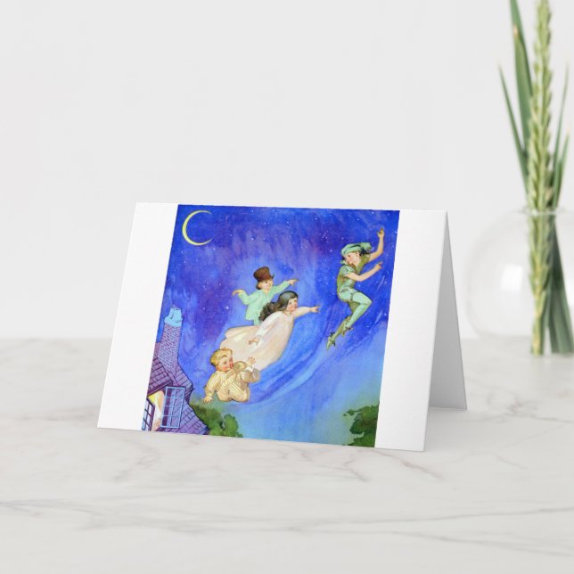 CARTES POUR FÊTES ANNUELLES 1ER ÉTOILE À DROITE, DIRECTEMENT JUSQU'AU MATIN (Devant)