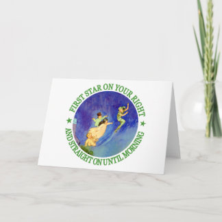 CARTES POUR FÊTES ANNUELLES 1ER ÉTOILE À DROITE, DIRECTEMENT JUSQU'AU MATIN