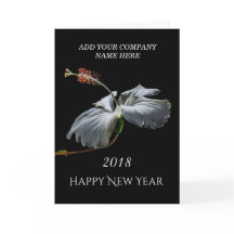 2018 bonnes années - fleur blanche de ketmie