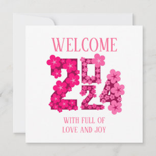 CARTES POUR FÊTES ANNUELLES 2024 NOUVELLE ANNÉE ACCUEILLIR MAMAN DAD SISTER BR